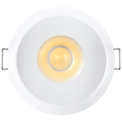 Lotus LED Lights L3G-SRW-AZ-LW50-1895 Tangra 3" Gimbal Square Recessed Wide Trim – Dim‑to‑Warm (3000K→1800K) – 50° Beam – Alzak Trim – White Lens Reflector – CRI95