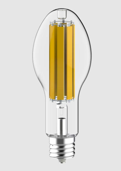 Eiko L45WED28-GC-840-U-EX39 LED HID Replacement Filament Lamp, Wattage 45W, ED28, Lumens 7500 lm, 80CRI, Color Temperature 4000K, Voltage 120-277V, EX39