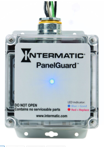 Intermatic L5F13Y1DG1 Surge Protective Device, 4-Mode, 120/208 VAC 3Ph Y, Type 1, Surge Current Rating 50kA