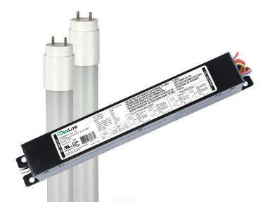 MaxLite L7.5T8EX240DR2L7.5 UL Type C 2-Ft LED External (UL-C) Driver T8 Coated Glass (2 Lamps) External Driver, CCT 4000K, Wattage 7.5W