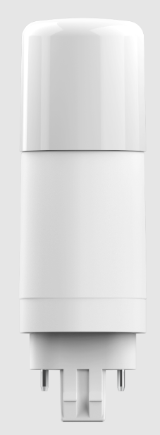 Eiko L7WPLS/AB/827/U/GX23/O PLS Type A+B Plastic, Wattage 7W, Lumens 780 lm, 80CRI, Color Temperature 2700K, Omni GX23