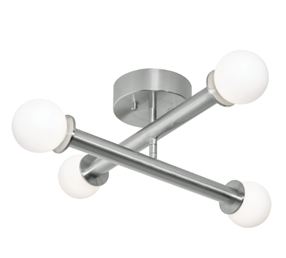 AFX Lighting LANF20LAJUDSN Lane 20 Inch LED Flush Mount Light, 120-277V, Watt 30W, Selectable 5CCT Satin Nickel Finish