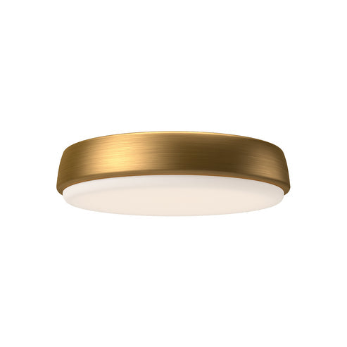 Alora Mood FM503715AG Laval 15-in Flush Mount Ceiling Light - CCT Selectable - Finish: Aged Gold