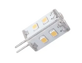 Cyber Tech Lighting LB1JC/WW 1.5W LED JC Lamp, G4, 100 lm, 10V-14V, CCT 3000K