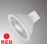 Cyber Tech Lighting LB25MR16/RD Red LED MR16 Lamp, GU5.3 Base, Wattage 3W