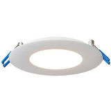 Lotus LED Lights LB4R24V/30K/WH 4" Round Economy Super Thin LED Downlight W/ Power 11W, CCT 3000K, 24V, Lumens 700lms, White Finish