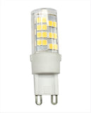 Cyber Tech Lighting LB50G9/WW 4.5W LED G9 Bulb, Dimmable, G9, Omni, 500 lm, 120V, CCT 3000K