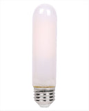 Cyber Tech Lighting LB60T10F-D/WW 8W LED Dimmable T10 Tubular Lamp, Frosted, CCT 2700K