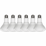 Cyber Tech Lighting LB75R30-D/WW/6PK 8.7W Dimmable LED R30 Flood Lamp - Pack of 6