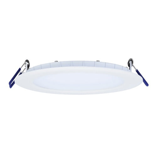 Lotus LED Lights LB8R/30K/WH 8" Round Economy Super Thin LED 18W Downlight, CCT 3000K, 1200 Lumens, White Finish