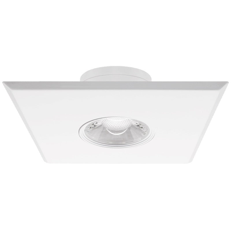 Lotus LED Lights LBL-JB10W-5CCT-SQ-WH 5" Square J-Box Mount LED Downlight, Color Temperature 2700K-5000K, Lumens 740 lm, 120V, White