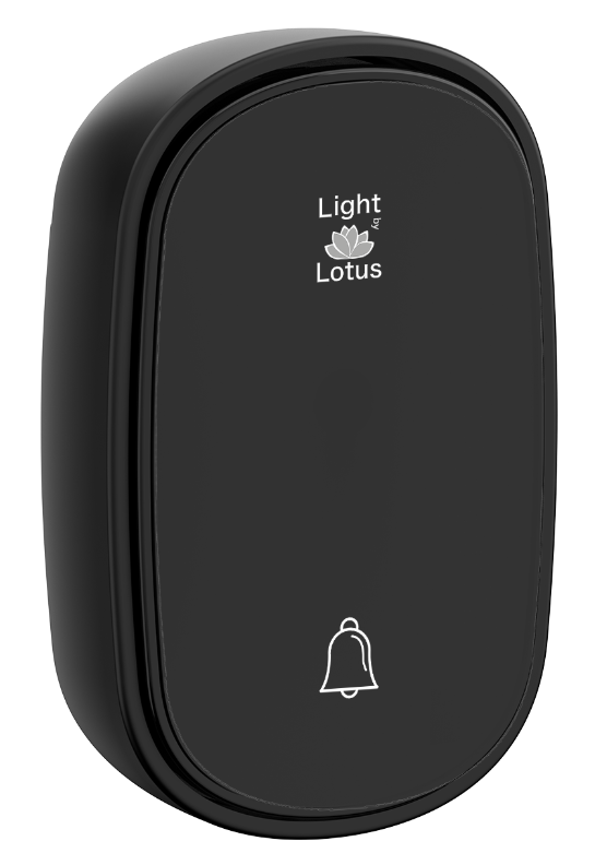 Lotus LED Lights LBL-KDB-T2 Kinetic Doorbell Transmitter Black Finish