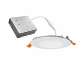 Cyber Tech Lighting LC10RT4-NCBX/CCT 4" 9W New Construction J-Box Slim Recess Disk 5CCT 2700K, 3000K, 3500K, 4000K, 5000K