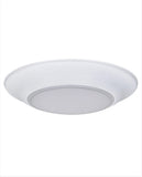 Cyber Tech Lighting LC11RT4-DISK/WW 4-in 10W LED Surface Mount Disk Light, Dimmable, 647 lm, 120V, 3000K, White Finish