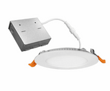 Cyber Tech Lighting LC12RT6-NCBX/CCT 6" 12W New Construction J-Box Slim Recess Disk 5CCT 2700K, 3000K, 3500K, 4000K, 5000K