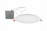 Cyber Tech Lighting LC24RT8-NCBX/CCT 8" 24W New Construction J-Box Slim Recess Disk 3CCT 3000K, 4000K, & 5000K