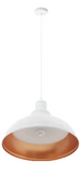 Westgate LCFA-WG-WH 12" Integrated Vintage Pendant Lights, 5CCT, White Finish