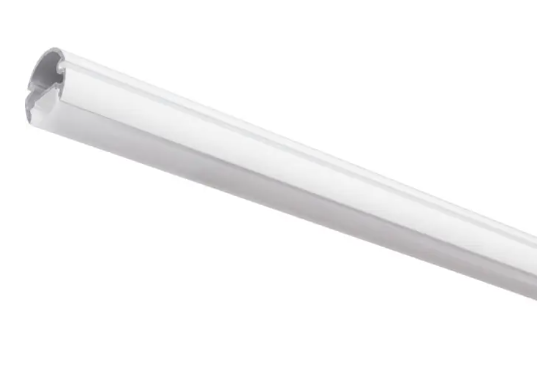 Task Lighting LCR18-T4-04WWT 18" Lighted Closet Rod - CCT Tunable White (27K-5K) - Aluminum Profile - Frosted Lens - White - 24V