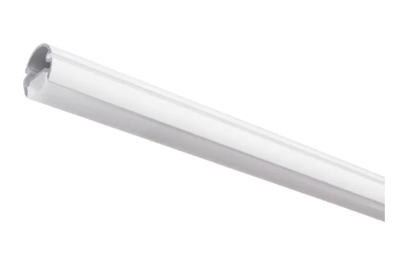 Task Lighting LCR42-S4-11WWT3 42" Lighted Closet Rod - 3000K - Aluminum Profile - Frosted Lens - White - 24V