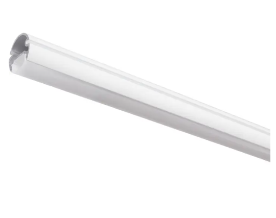 Task Lighting LCR42-T4-12WWT 42" Lighted Closet Rod - CCT Tunable White (27K-5K) - Aluminum Profile - Frosted Lens - White - 24V