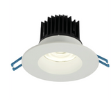 Lotus LED Lights LD3R-5CCT-WH 3" Round Regressed Led Downlight - 15w - 27k / 3k / 35k / 4k / 5k - 1,450 Lumens - 120v - White Finish