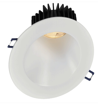 Lotus LED Lights LD4R-27K-HO-5R-SL30-WH  5" Sloped Deep Regressed Led Downlight - 30° Slope - High Output - 18w - 2700k - 1,500 Lumens - 120v - White