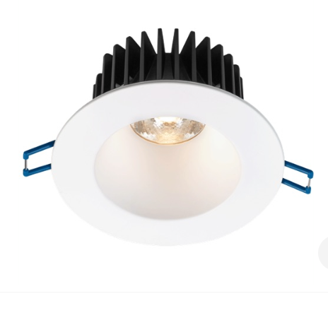 Lotus LED Lights LD4R-3018K-4R-CPL-WH 4" Round Deep Regressed Polycarbonate Led Downlight - Corrosion Resistant - 15w - Dim To Warm / 3k-18k - 980 Lumens - 120v