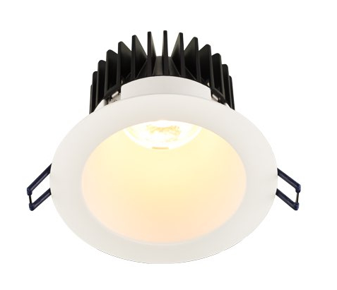 Lotus LED Lights LD4R-30K-4R-WR-WT-15D 4" Round Deep Regressed LED Downlight - 15W - White Reflector - White Trim - 3000K - 1,150 Lumens - 120V, 15D Beam Angle