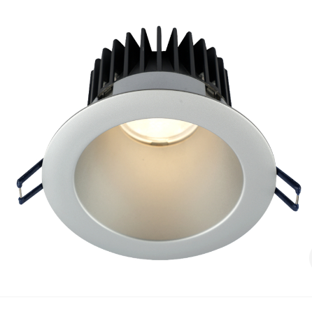Lotus LED Lights LD4R-30K-HO-4R-SR-ST 4" Round Deep Regressed Led Downlight - High Output - 18w - Silver Reflector - Silver Trim - 3000k - 1,500 Lumens - 120v
