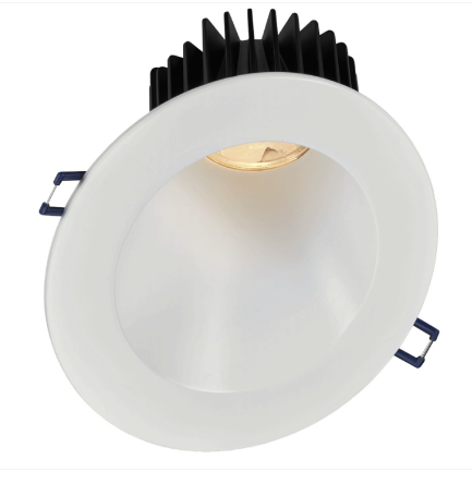 Lotus LED Lights LD4R-30K-HO-5R-SL30-WH 5" Sloped Deep Regressed Led Downlight - 30° Slope - High Output - 18w - 3000k - 1,550 Lumens - 120v - White