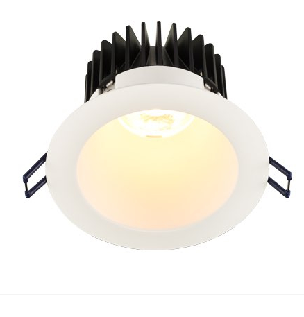 Lotus LED Lights LD4R-32K-HO-4R-WR-WT 4" Round Deep Regressed Led Downlight - High Output - 18w - White Reflector - White Trim - Dim To Warm / 3k-2k - 1,150 Lumens - 120v