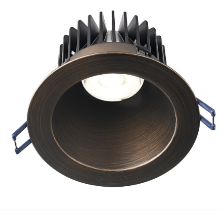 Lotus LED Lights LD4R-35K-HO-4R-ORB 4" Round Deep Regressed Ho Led Downlight - 3500k - 1,600 Lumens - 120v - Oil Rubbed Bronze