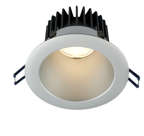 Lotus LED Lights LD4R-40K-HO-4R-SR-ST 4" Round Deep Regressed Led Downlight - High Output - 18w - Silver Reflector - Silver Trim - 4000k - 1,650 Lumens - 120v