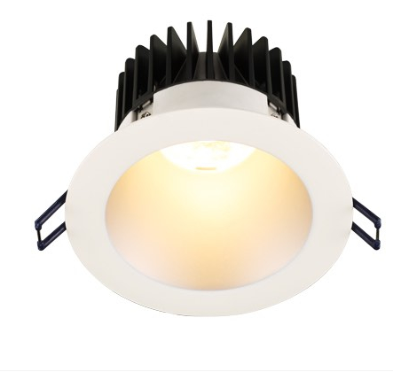 Lotus LED Lights LD4R-40K-HO-4R-SR-WT 4" Round Deep Regressed Led Downlight - High Output - 18w - Silver Reflector - White Trim - 4000k - 1,650 Lumens - 120v