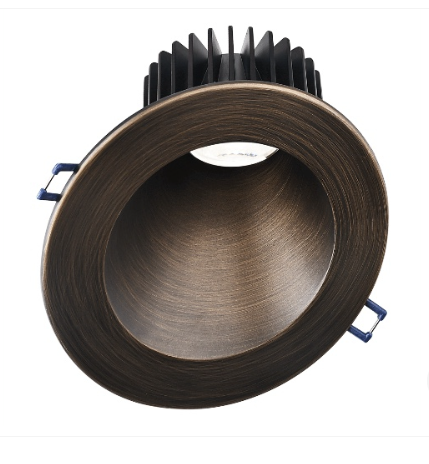 Lotus LED Lights LD4R-50K-HO-5R-SL30-ORB 5" Sloped Deep Regressed Led Downlight - 30° Slope - High Output - 18w - 5000k - 1,700 Lumens - 120v - Oil Rubbed Bronze