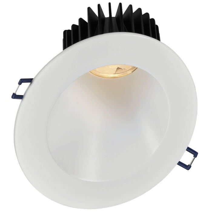 Lotus LED Light LD4R-5CCT-5R-SL30-WH 4" LED Round Deep Regressed 30 Degree Slope Downlight - 15 Watt, 5CCT 27K / 3K / 35K / 4K / 5K, 120V, White Finish