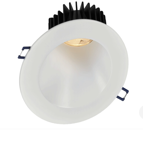 Lotus LED Lights LD4R-5CCT-HO-5R-SL30-WH 5" Sloped Deep Regressed Led Downlight - 30° Slope - High Output - 18w - 27k / 3k / 35k / 4k / 5k - 1,700 Lumens - 120v - White