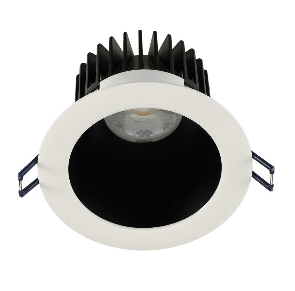 Lotus LED LD4R-3018K-4R-BR-WT-60D 4" 15W 980LM LED Downlight with 60° Flood & 3000K→1800K Dim-to-Warm