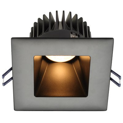 Lotus LED Lights LD4S-5CCT-HO-4S-BR-BT-60D 4" Square Deep Regressed LED Downlight, High Output, Wattage 18W, Selectable Color Temperature, Lumens 1700 lm, Black Reflector - Black Trim - Beam Angle 60°