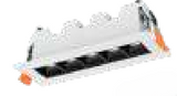 Westgate LDLS-6-MCT5 Mini Linear Optic Light Fixtures, Snap In 5CCT, Lumens: 600LM, Wattage: 11W