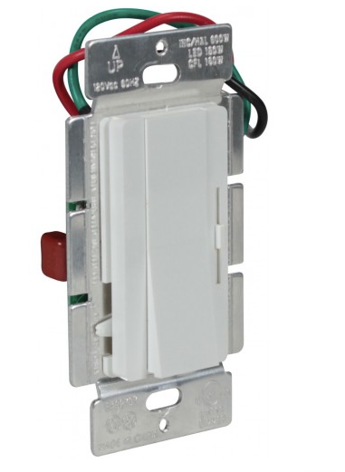 Orbit LDS-1503 Led Decorative Dimmer 1-POLE/3-WAY 150W CFL/Led With Sensor Knob 120V - White Finish