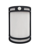 Westgate LDS-MCT5-DT-PIR-BK Outdoor/Indoor LED Decorative Wall Sconce, 15W, 2700K/3000K/3500K/4000K/5000K, Black Finish