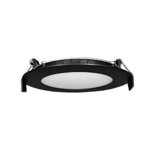 Lotus LED Lights LE4R-5CCT-BK 4" Round Economy LED Downlight, Wattage 11W, Color Temperature 2700K-5000K, 120V, Black