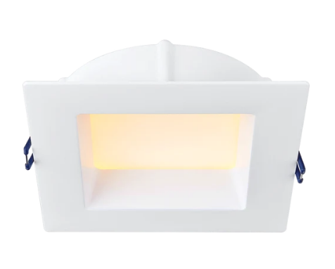 Lotus LED Lights LE6SR-5CCT-WH 6" Square Regressed Economy 5CCT IC Wet CRI 90+ White Finish