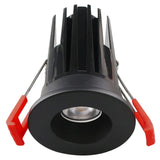 Lotus LED Lights LED-1-S7W-5CCT-1RRBK 2" LED Round LED Downlight, MCTP 27K / 3K / 35K / 4K / 5K, Lumens 480lm, 120V, Black Finish