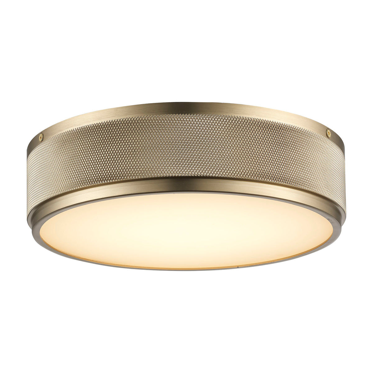 Trans Globe Lighting LED-16300 AG North 11 inch Antique Gold LED Flush Mount Ceiling Light