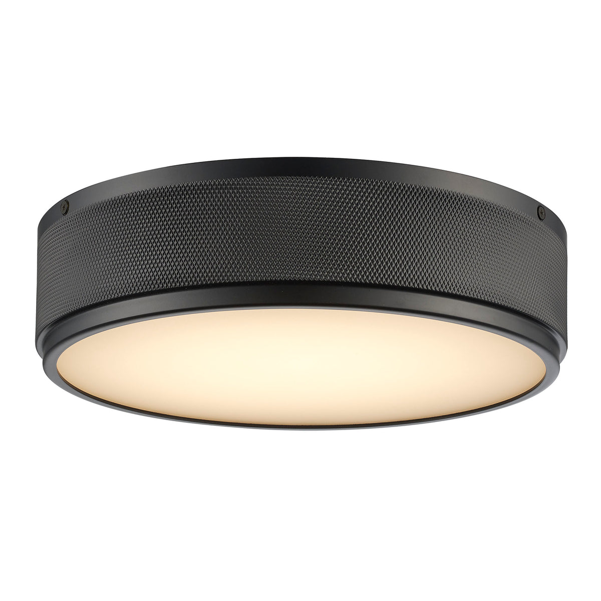 Trans Globe Lighting LED-16300 BK North black LED flush mount ceiling light