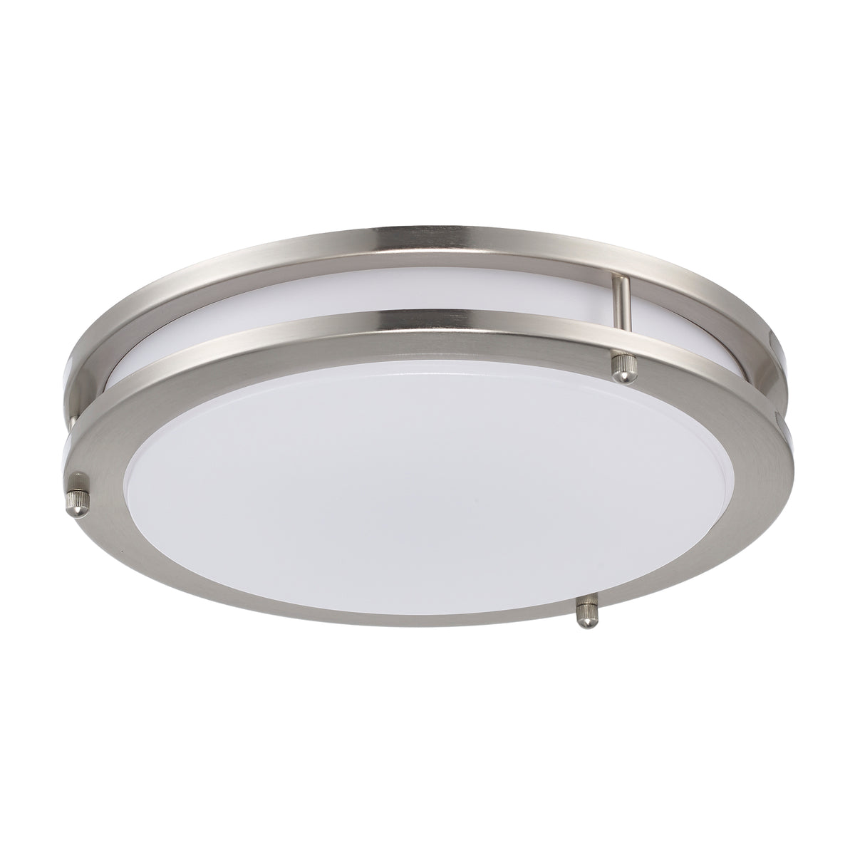 Trans Globe Lighting LED-16312 BN Tavian brushed nickel flush mount ceiling light