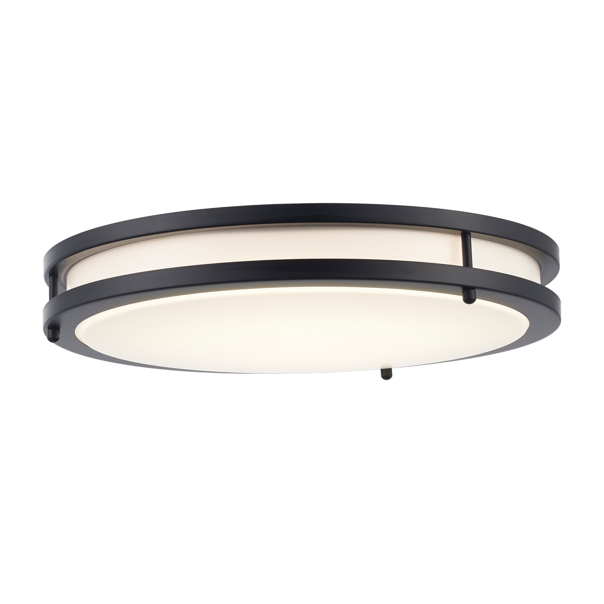 Trans Globe Lighting LED-16316 BK Tavian Black Flush Mount Ceiling Light