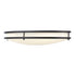 Trans Globe Lighting LED-16324 BK Tavian black oval flush mount ceiling light on